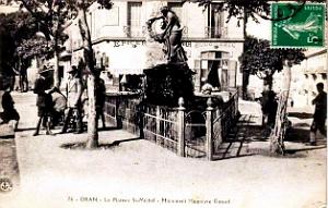 Oran - Plateau St Michel - Statue Hippolyte Giraud